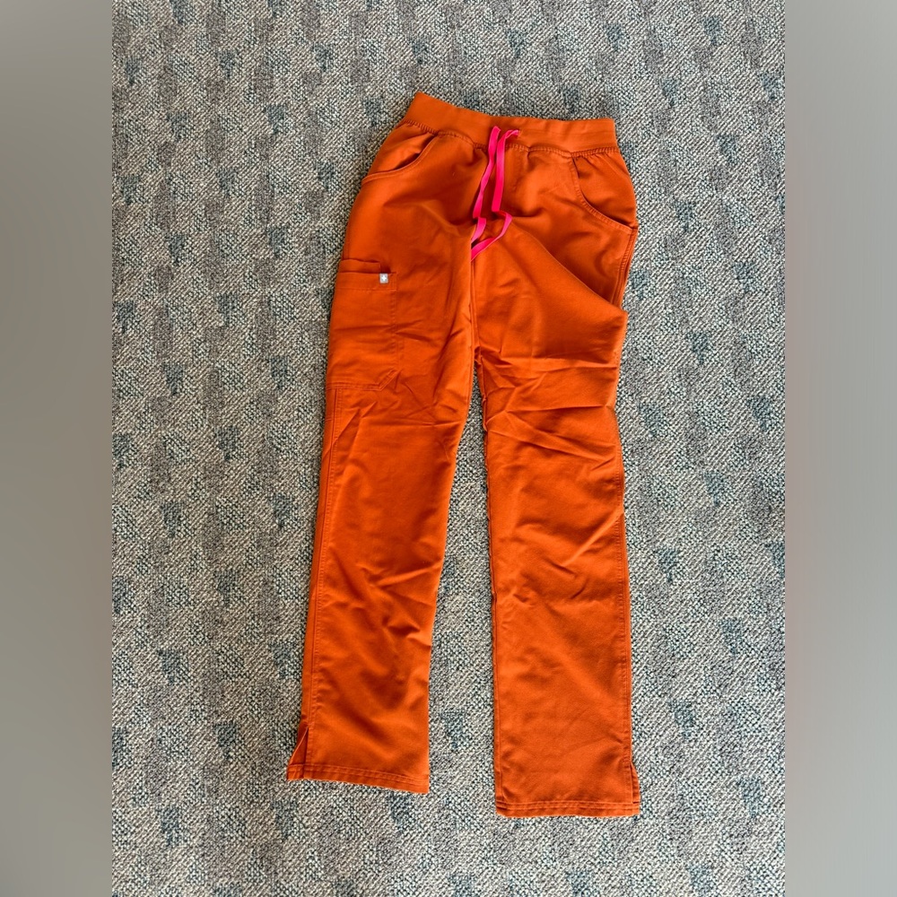 Figs Orange Technical Collection Top